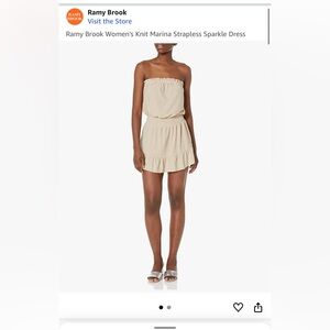 Ramy Brook Women’s Knit Strapless Sparkle Dress